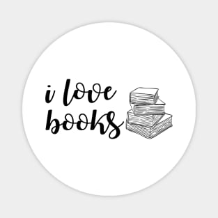 I Love Books Magnet